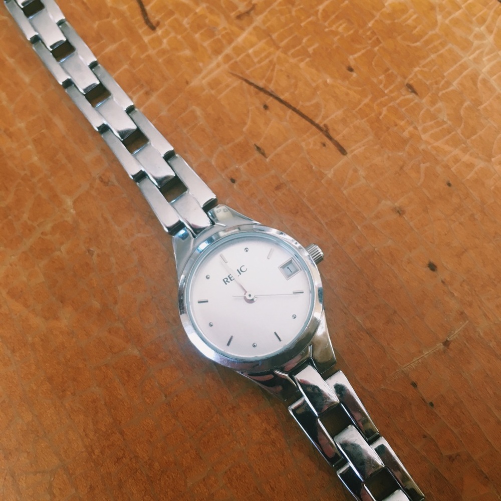 Stainless steel Relic watch